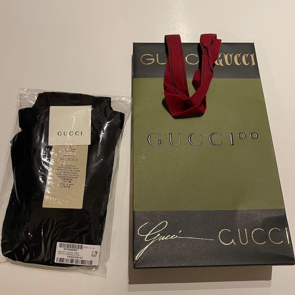 Gucci Tights Stockings Supremalis Logo